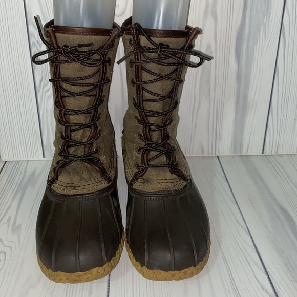 LL Bean Signature Waxed-Canvas Maine Hunting Shoe - Picture 3 of 7